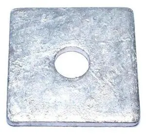 MIDWEST FASTENER 53285 Square Washer, Fits Bolt Size 5/8 in ,Steel Galvanized