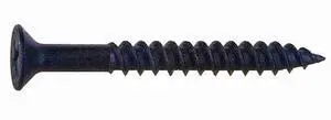 MIDWEST FASTENER 02647 Wood Screw, #10, 1-3/4 in, Black Phosphate Steel Flat