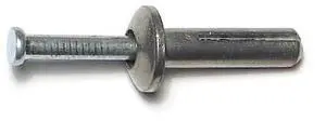 MIDWEST FASTENER 07866 Nail Drive Anchor, 1/4" Dia., 1" L, Steel Zinc Plated,