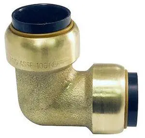 APOLLO FSBE346JR 3/4 in. Brass Push-To-Connect 90-Degree Elbow Jar (6-Pack), 6PK
