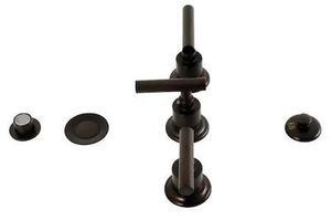 KINGSTON BRASS KB6325CML ThreeHandle Bidet Faucet, Oil Rubbed Bronze