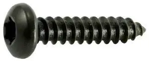 MIDWEST FASTENER 36887 Sheet Metal Screw, #8 x 3/4 in, Black Steel Pan Head