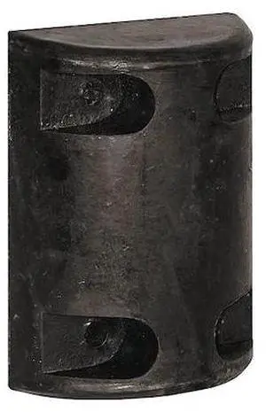 BUYERS PRODUCTS B4000 Heavy Duty Friction Stock Bumper - 6 x 3 x 8 Inch Tall -