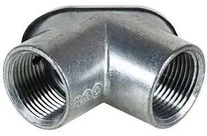 DOTTIE PE1 Rigid Pulling Elbow, 1/2 in, Threaded, Zinc Alloy