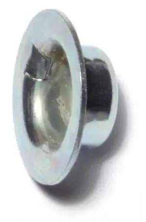 MIDWEST FASTENER 61152 1/2" Zinc Plated Steel Washer Cap Push Nuts 1 12PK