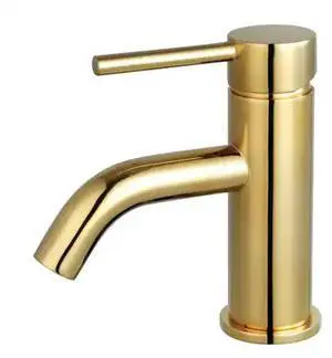 KINGSTON BRASS LS8222DL SingleHandle Bathroom Faucet with Push PopUp, Polished