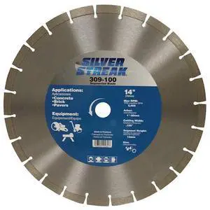STENS 309-100 New Segmented Blade For Arbor Size 1 In. To 20 Mm, Maximum 5460