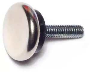 MIDWEST FASTENER 66912 1/4"-20 x 1" Nickel Coarse Thread Cushioned Furniture