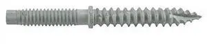 MIDWEST FASTENER 09874 1/4 in Thread to 1/4"-20 Thread, 100 PK Steel, White