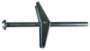 MIDWEST FASTENER 04094 Toggle Bolt, 4" L, Steel, 50 PK