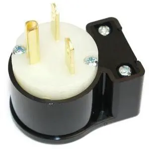 SUPERIOR ELECTRIC YGA020A Straight Blade Plug, 6-15P, 15 A, 250V AC