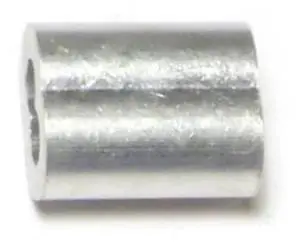 MIDWEST FASTENER 54889 1/8" Aluminum Cable Ferrules 100PK