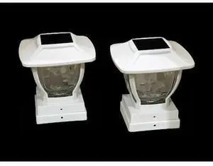 MAXSA INNOVATIONS 41981 Post Cap and Deck Railing Lights - Solar Wave style -