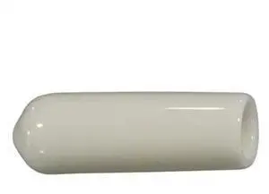 MIDWEST FASTENER 09876 Screw Cap, 1/4 in Dia, White, Vinyl 100 PK