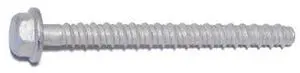 RED HEAD 08866 Tapcon Concrete Screw, 3/8" Dia., Hex, 4 in L, Steel Zinc