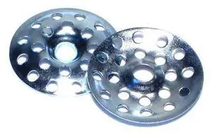 MIDWEST FASTENER 50221 1" Zinc Plated Steel Ceiling Buttons 100PK