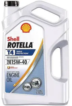 SHELL OIL 550045128 Shell Rotella T Triple-Protection Heavy-Duty Diesel Motor