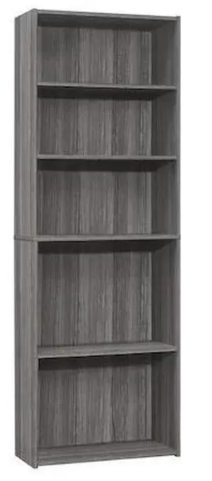 MONARCH SPECIALTIES I 7469 Bookshelf, Bookcase, 6 Tier, 72"H, Office, Bedroom,