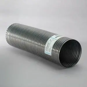 DONALDSON P226151 Flex Tube, 2 In (51 Mm) Id X 10 Ft (3 M) Stainless