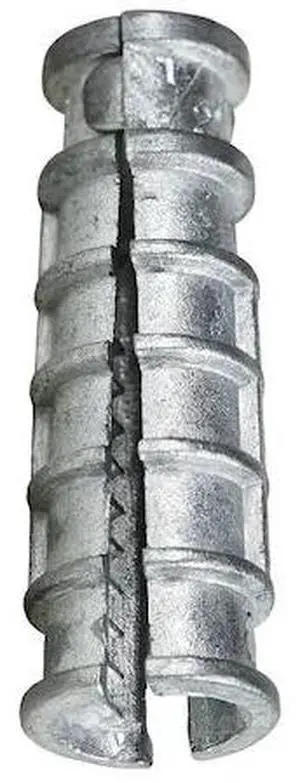 DOTTIE SLS38 Long Lag Shield, 3/8" Dia, 2-1/2" L, Alloy Steel 50 PK