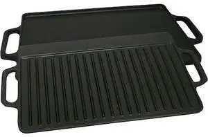 KING KOOKER CI28GS Cast Iron, Two Sided Griddle, 14" x 28"