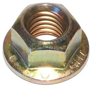 MIDWEST FASTENER 50351 Lock Nut, 1/2"-13, Steel, Grade 8, Yellow Zinc, 50 PK