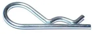 MIDWEST FASTENER 50275 Cotter Pin, 3/16 in Pin Dia, Steel, Zinc Plated Finish,