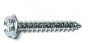 MIDWEST FASTENER 02938 Sheet Metal Screw, #10 x 1-1/4 in, Zinc Plated Steel