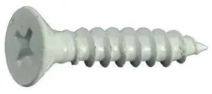 MIDWEST FASTENER 36255 Sheet Metal Screw, #10 x 1 in, Painted Steel Flat Head