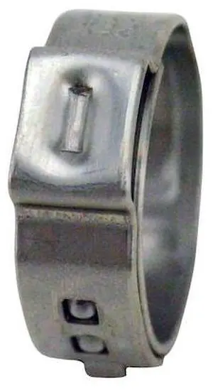 APOLLO PXPC3425PK 3/4 in. Stainless Steel PEX Barb Pinch Clamp (25-Pack), 25PK