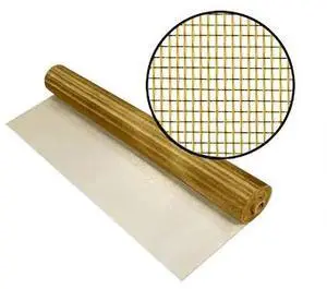 PHIFER 3001821 Bright Bronze Insect Screening, 42 x 100', 90 Copper  10 Zinc,
