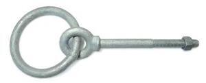 MIDWEST FASTENER 54613 Eye Bolt 3/8"-16, Steel, Galvanized