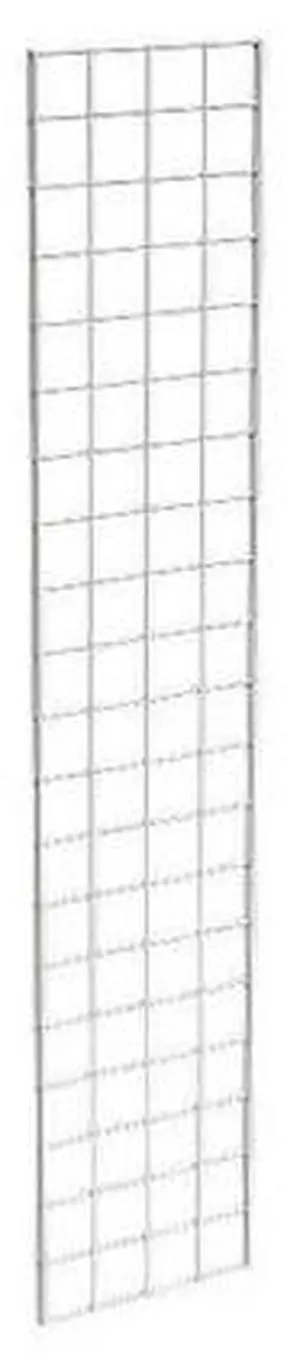 ECONOCO P3WTE15 Wire Slatgrid Panel 1ft. x 5ft., White, 3PK