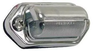 BUYERS PRODUCTS 5622032 2 Inch License/Utility Light with 2 LEDs and Stripped