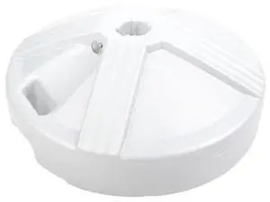 US WEIGHT FUB1W 50 lb Umbrella Base, White