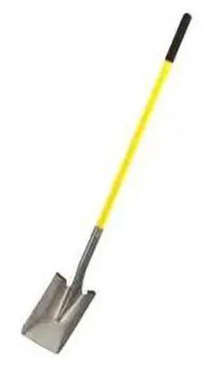 BON TOOL 28-145 Shovel, Squareuare Point Closed Back 48" Stfiberglass Handle