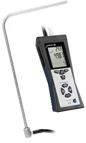 PCE INSTRUMENTS PCE-HVAC 2 Multifunction Air Flow Meter, 5000 Pa