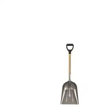 BON TOOL 84-700 14-1/2 in X 17-3/4 in Scoop Shovel, Aluminum, 29 in L D-Grip