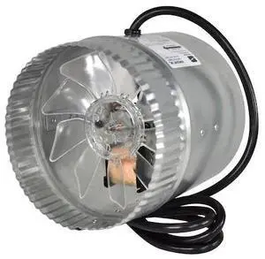 SUNCOURT DB206C Inductor 6" Corded In-Line Booster Duct Fan