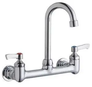ELKAY LK940GN04L2H Service Sink,Faucet, Lever Handle, 8" Mount, 2 Hole