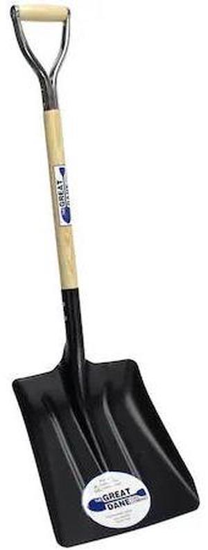THE BRUSH MAN SHOVEL-CO-DW2-I No 2 Coal Shovel, Stainless Steel, Wood Handle W/
