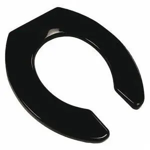 JONES STEPHENS C106C90 Deluxe Plstc Seat,Blk Check Hinge,Elngtd Without Cover,