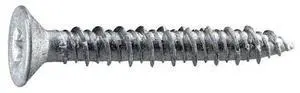 TORQUEMASTER 54550 Masonry Screw, 1/4" Dia., Flat, 1 3/4 in L, Stainless Steel