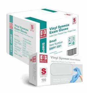 ZORO SELECT SYNMAXSC Disposable Gloves, Vinyl/Nitrile Blend, 4 mil,