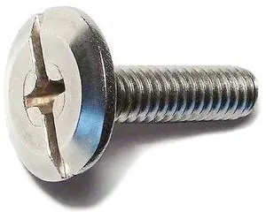 MIDWEST FASTENER 51250 1/4"-20 x 1 in Combination Phillips/Slotted Truss