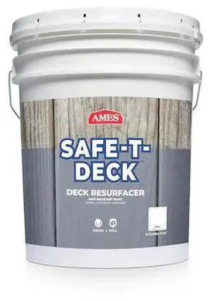 AMES RESEARCH LABORATORIES SD1CBN Granulated Floor & Deck Coating, Cocoa Brown,
