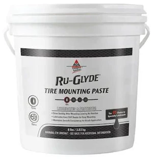 AGS RGP-8 Ru-Glyde Tire Mounting Paste, 8 lb, Pail AGS RGP-8 Ru-Glyde Tire Mounting Paste, 8 lb, Pail