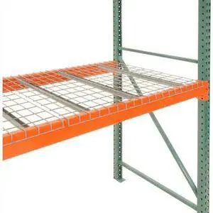 GLOBAL INDUSTRIAL 798655 Pallet Rack Wire Decking, 52W x 42D 2700 lbs cap Gray
