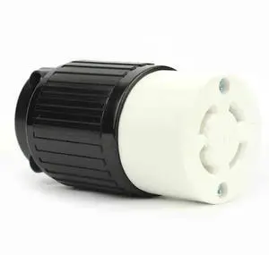 SUPERIOR ELECTRIC YGA025F Locking Receptacle, L14-30R, 30 A, 125/250V AC, Screw