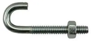 MIDWEST FASTENER 52291 1/4"-20 x 2-5/16" Zinc Plated Steel Coarse Thread J-Bolt